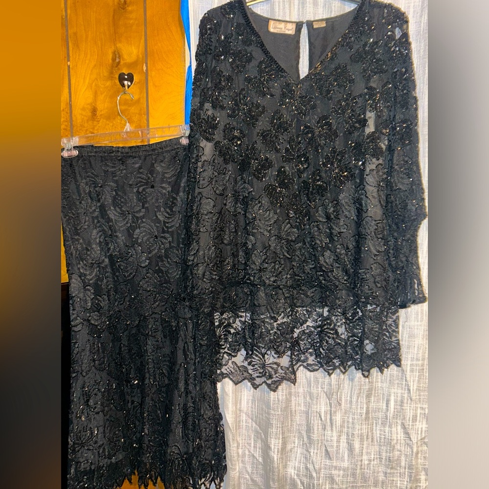Women’s plus sized blouses and skirt